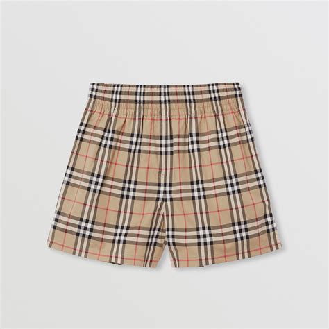 BURBERRY: cotton shorts 